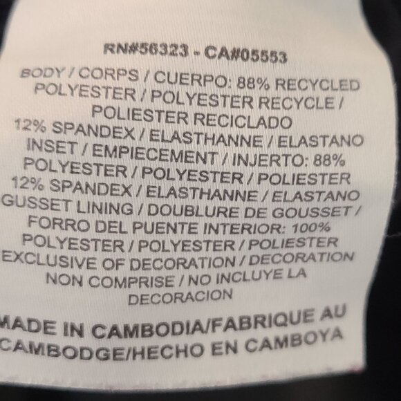 Nike Dri-Fit Women's Cropped Athletic Leggings Black Size XS Workout Athletic - Picture 7 of 7